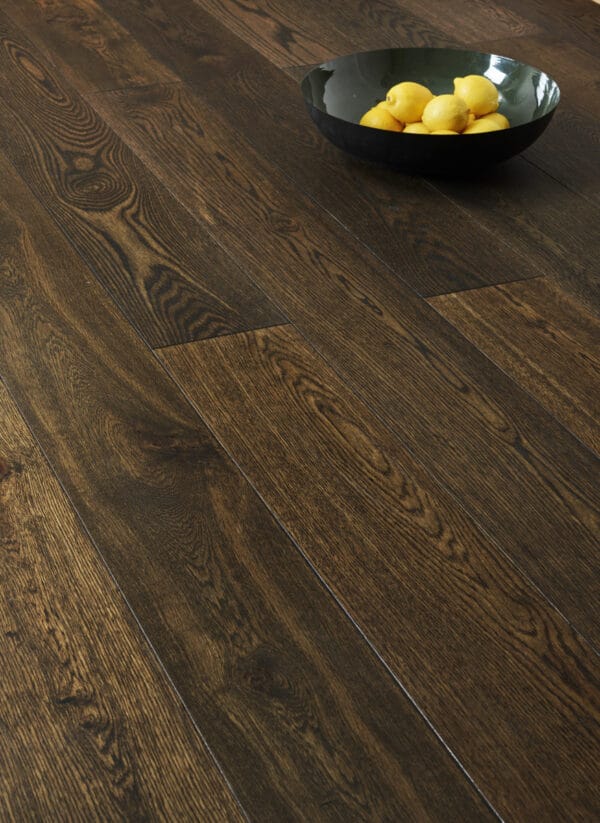 earth brushed dark stained, uv oiled 14mm balmoral colours grade m4004